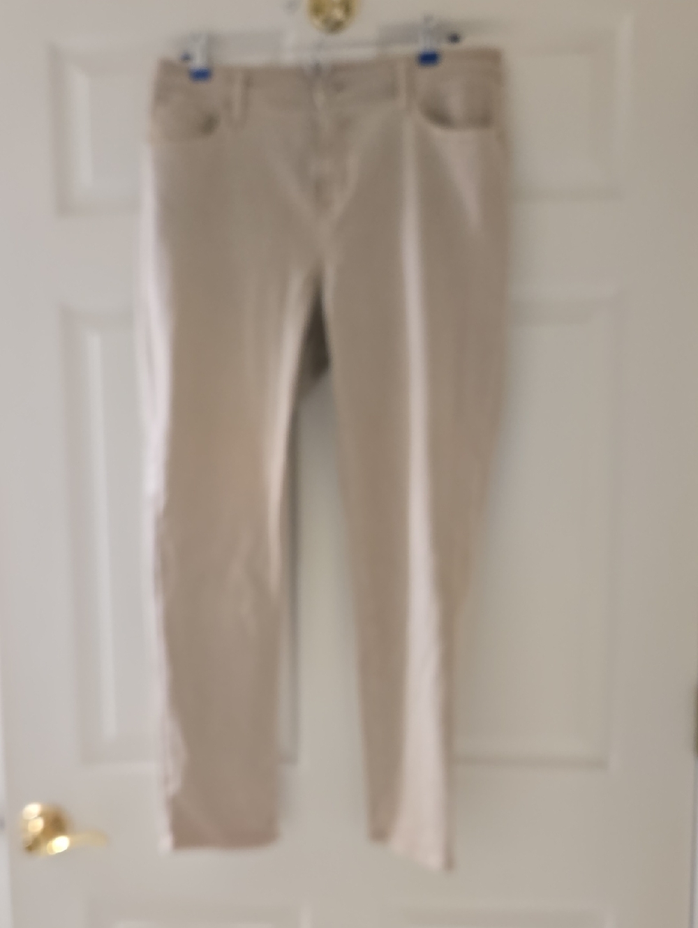 Chicos Beige So Slimming Girlfriend Slim  Leg Ankle Pants